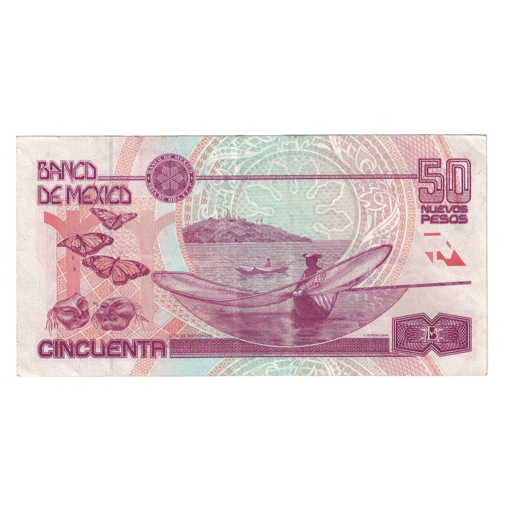 Geldschein, Mexiko, 50 Nuevos Pesos, 1992, 1992-12-10, KM:101, VZ