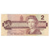 Billete, 2 Dollars, 1986, Canadá, KM:94a, BC+