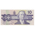 Billet, Canada, 10 Dollars, 1989, KM:96b, TTB