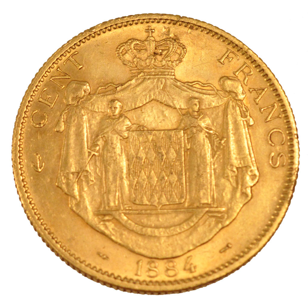 Monaco, 100 Francs, 1894, Paris, EF(40-45), Gold, Gadoury #122, 32.26