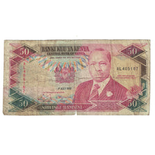 Banknote, Kenya, 50 Shillings, 1992, 1992-07-01, KM:26b, VF(20-25)