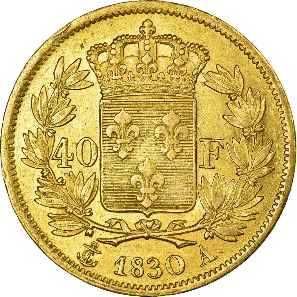 Monnaie, France, Charles X, 40 Francs, 1830, Paris, TTB, Or, Gadoury:1105