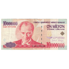 Turkey, 10,000,000 Lira, 1970, KM:214, Undated, EF(40-45)