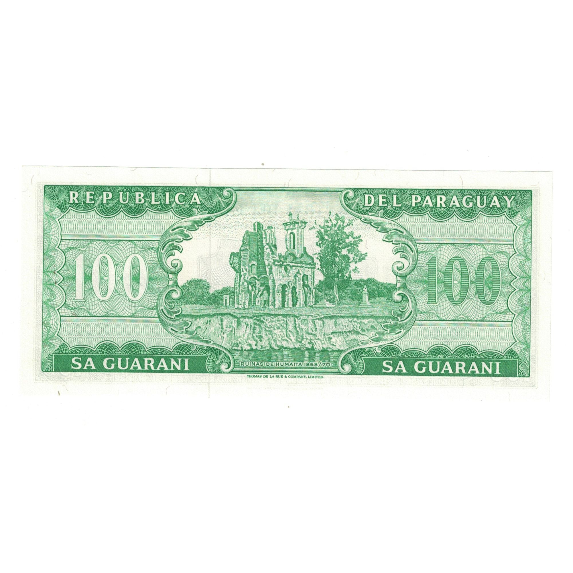 Banknote, Paraguay, 100 Guaranies, KM:199b, UNC(65-70)