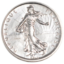 FRANCE, 5 Francs, 1960, MS(65-70), Silver, Gadoury #770, 12.00