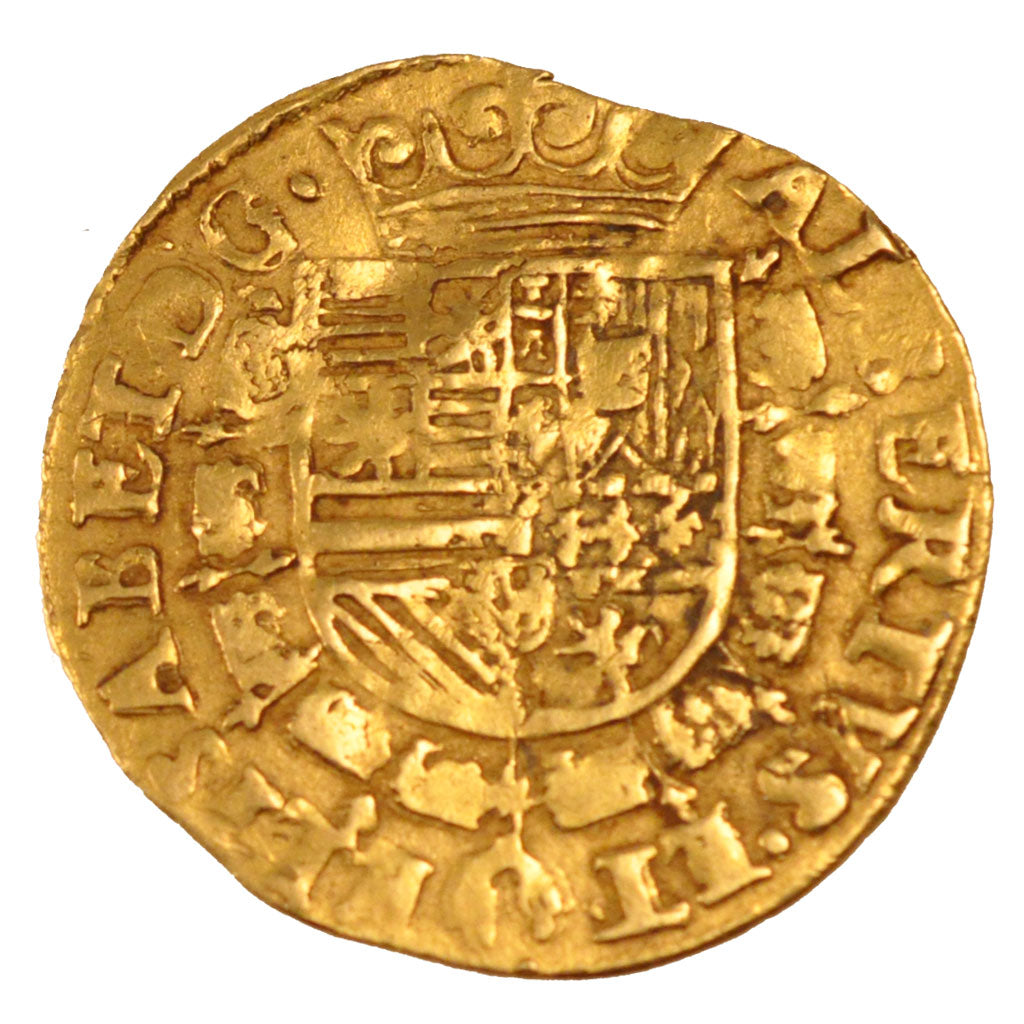 Belgium, Double Albertin, 1604, Anvers, EF(40-45), Gold, 5.09