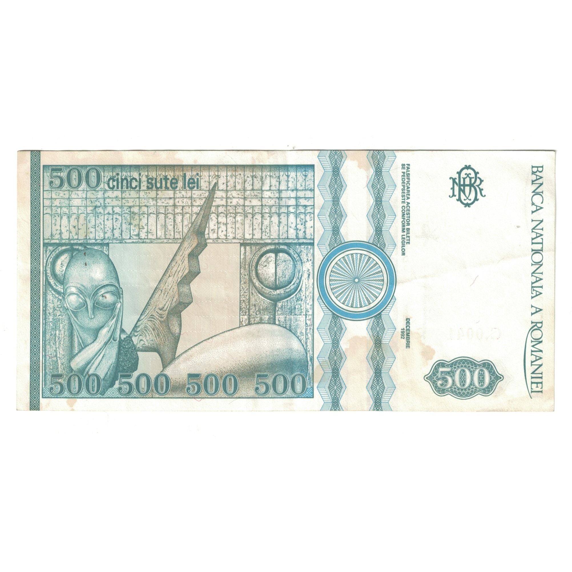 Banknote, Romania, 500 Lei, 1992, KM:101a, EF(40-45)