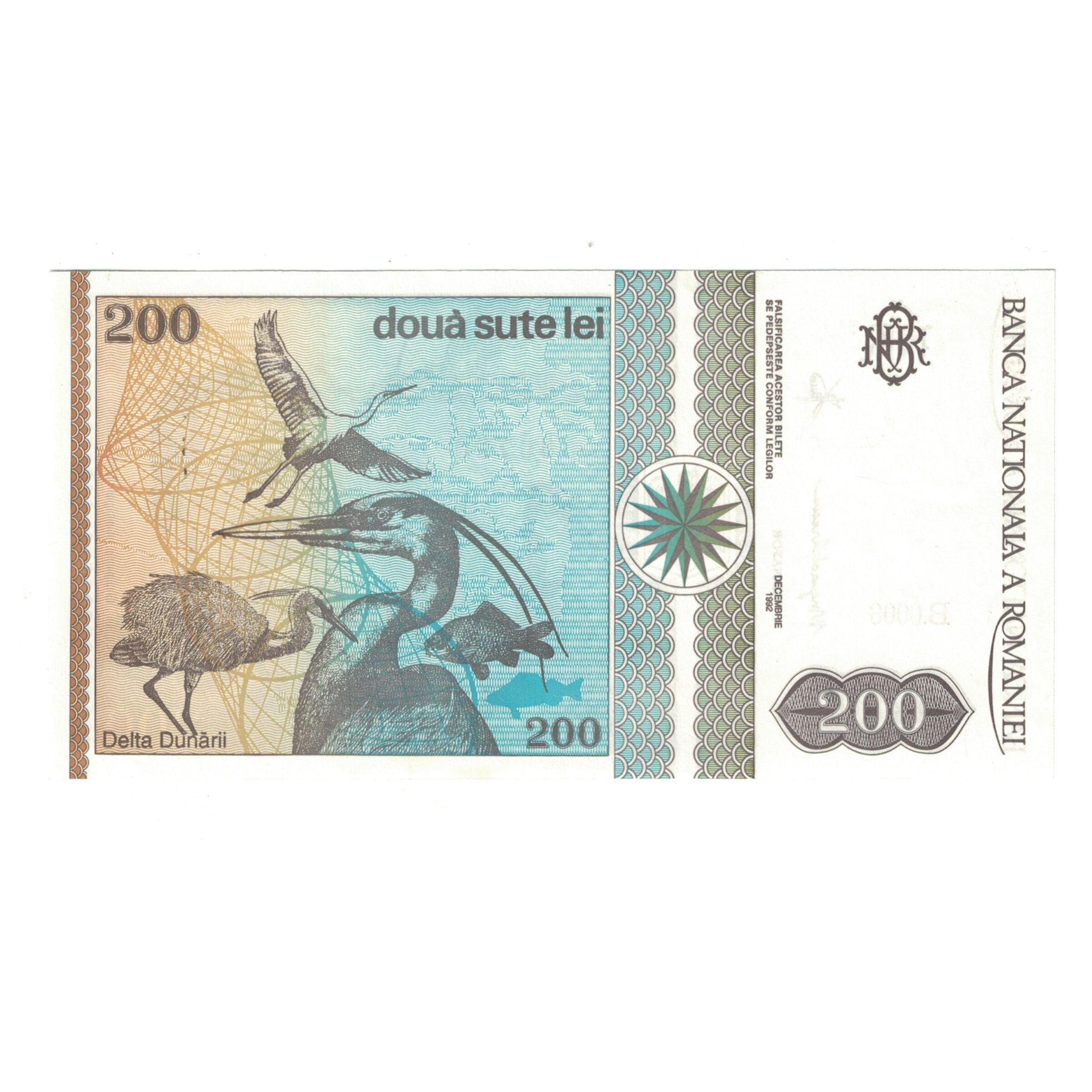 Banknote, Romania, 200 Lei, 1992, KM:100a, UNC(65-70)