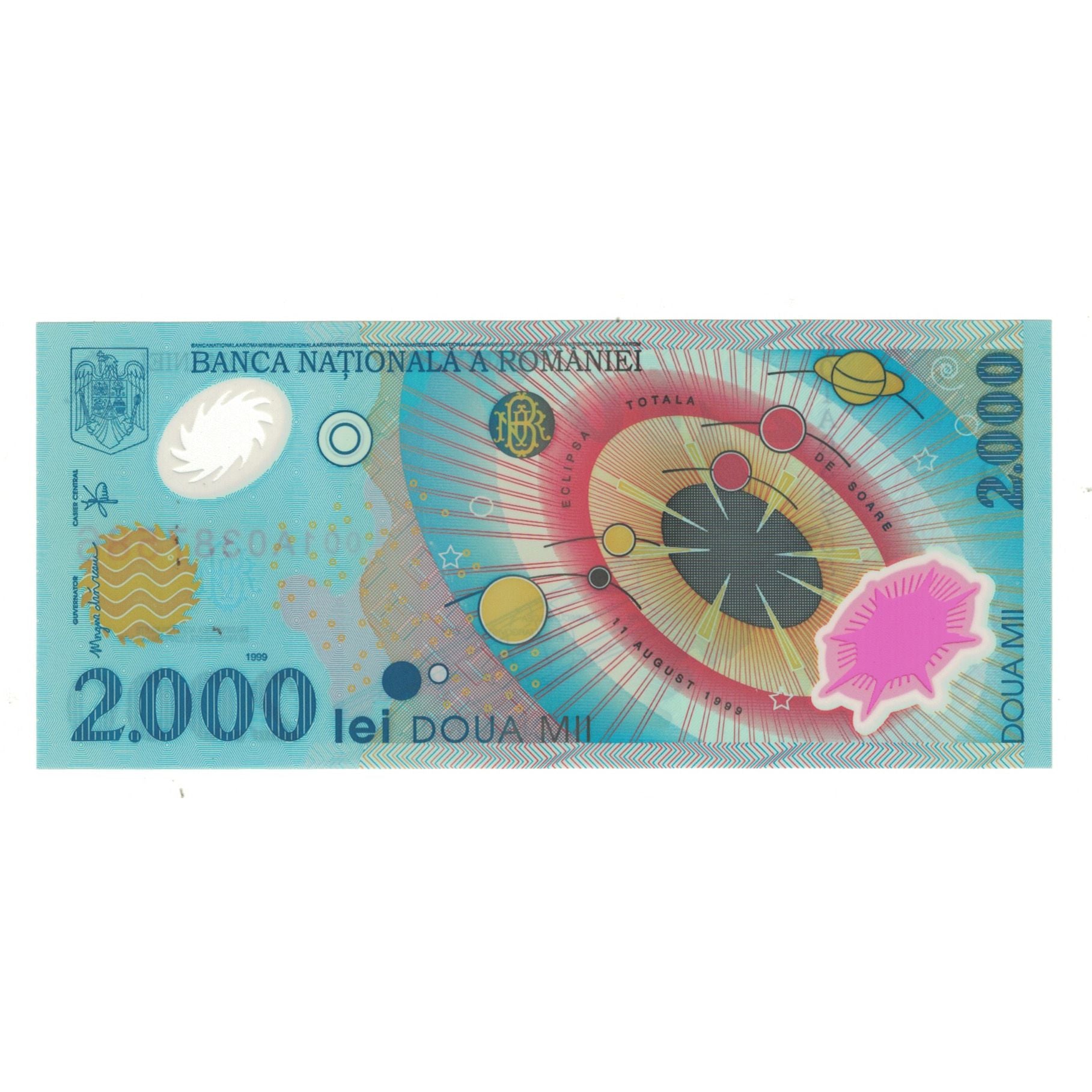 Banknote, Romania, 2000 Lei, 1999, KM:111a, UNC(65-70)