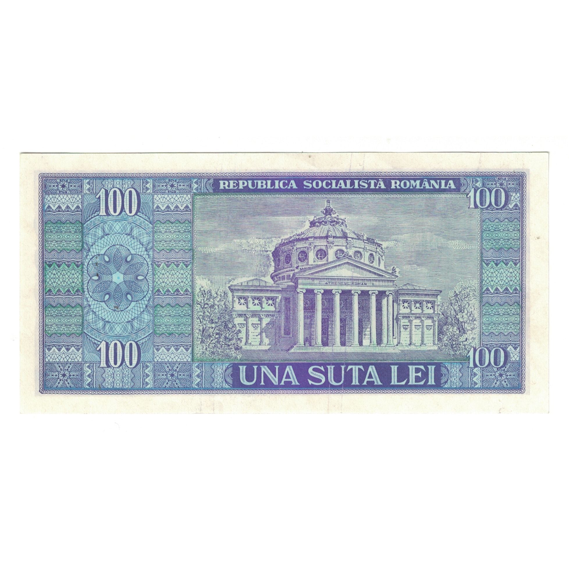 Banknote, Romania, 100 Lei, 1966, KM:97a, UNC(64)