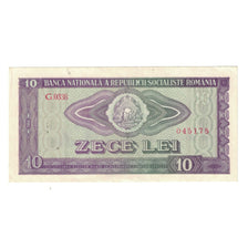 Nota, Roménia, 10 Lei, 1966, KM:94a, UNC(63)
