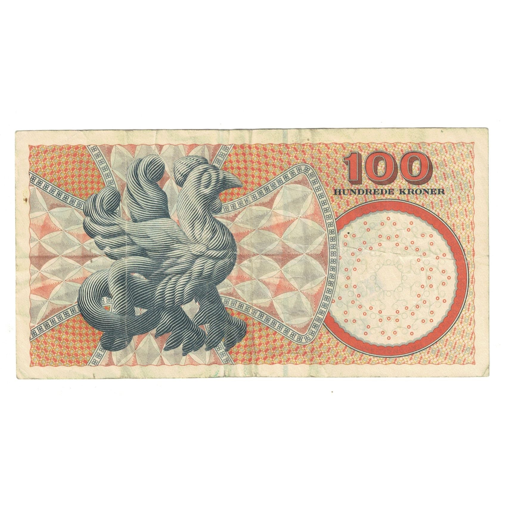 Geldschein, Dänemark, 100 Kroner, KM:61g, SS