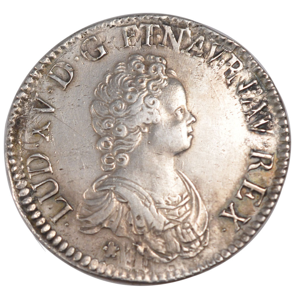 FRANCE, Ecu, 1716, VF(30-35), Silver, Gadoury #317, 30.32