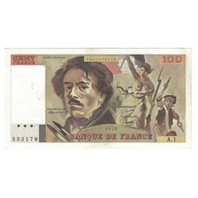 Frankreich, 100 Francs, Delacroix, 1978, A.1333179, VZ, Fayette:68.1, KM:154a