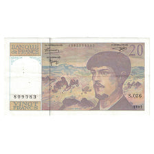 Frankreich, 20 Francs, Debussy, 1997, S.056809383, VZ, Fayette:66TER2a56