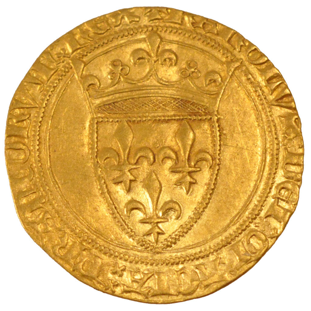 FRANCE, Ecu d'or, Saint André Villeneuve Les Avignon, AU(50-53), Gold, Duplessy 