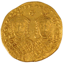 Moneda, Leo IV and Constantine VI, Solidus, 778-780, Constantinople, MBC+, Oro