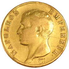 FRANCE, Napoléon I, 40 Francs, 1806, Paris, KM #675.1, EF(40-45), Gold, Gadoury 