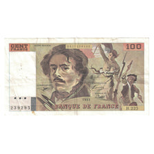 Frankrijk, 100 Francs, Delacroix, 1993, H.225239295, TTB, Fayette:69bis8c