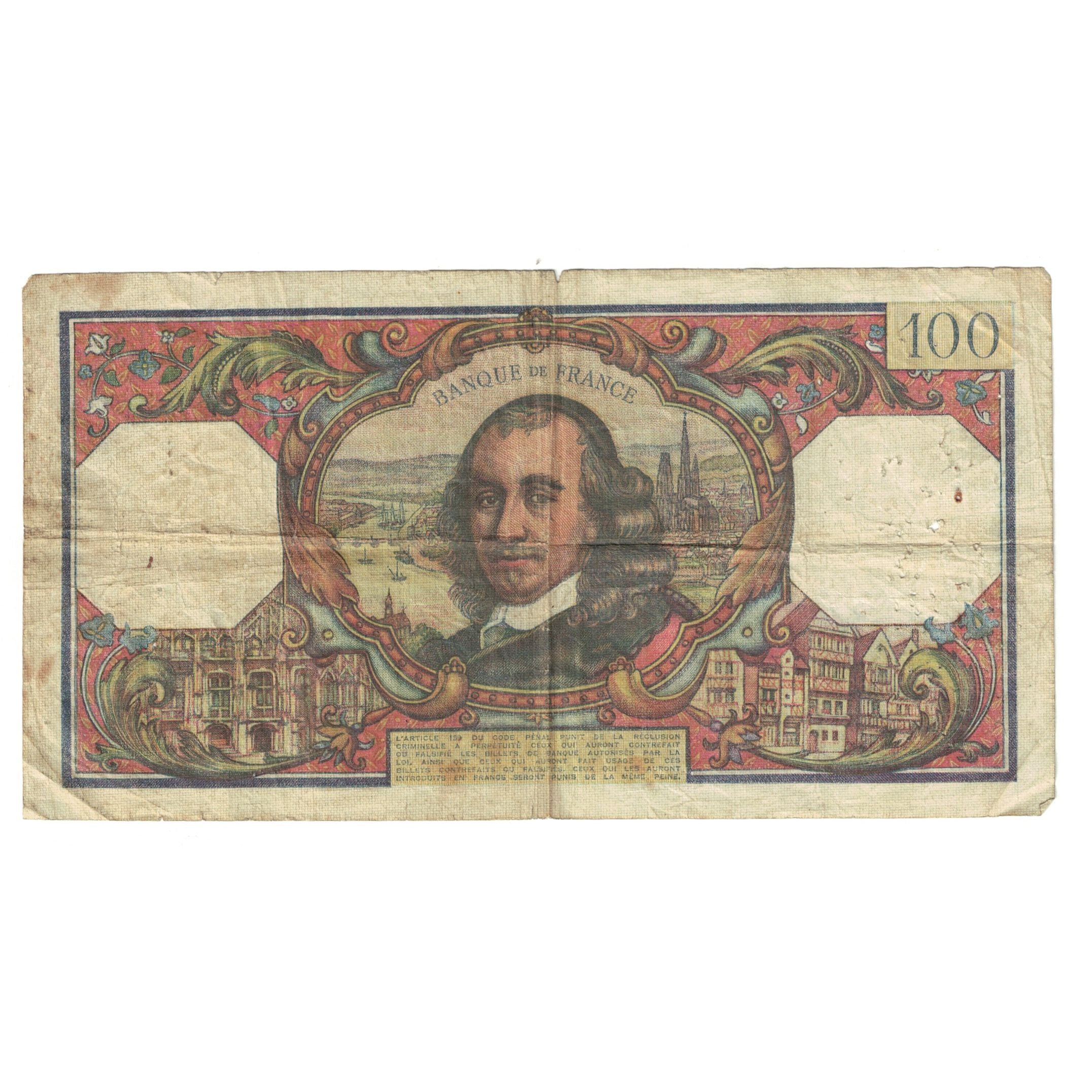 Frankrijk, 100 Francs, Corneille, 1965, A.7226186, TB, Fayette:65.06, KM:149a