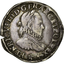 Coin, France, Teston, 1575, Bayonne, EF(40-45), Silver, Duplessy:1126