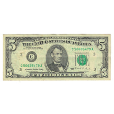 Biljet, Verenigde Staten, Five Dollars, 1988, TTB