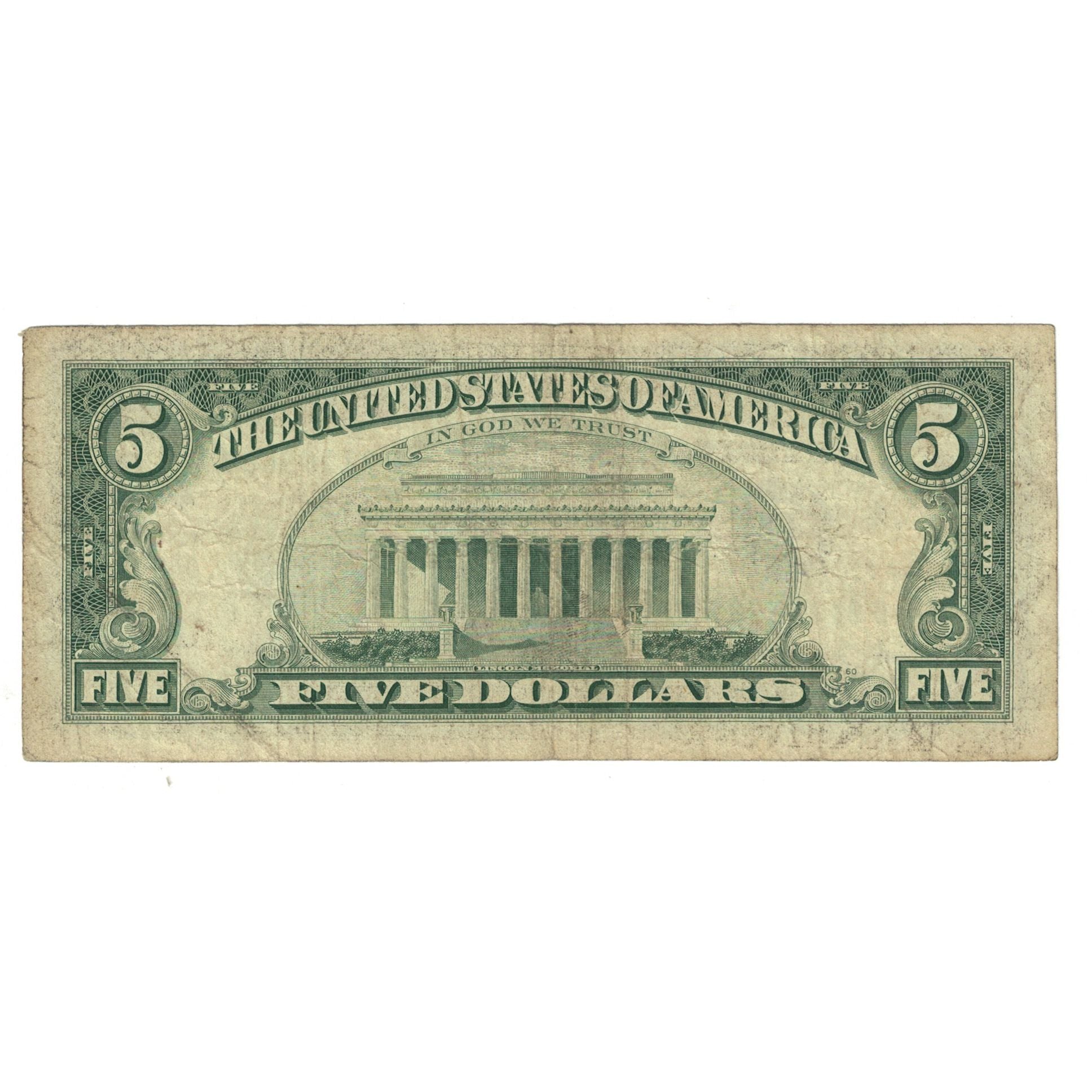 Nota, Estados Unidos da América, Five Dollars, 1985, VF(20-25)