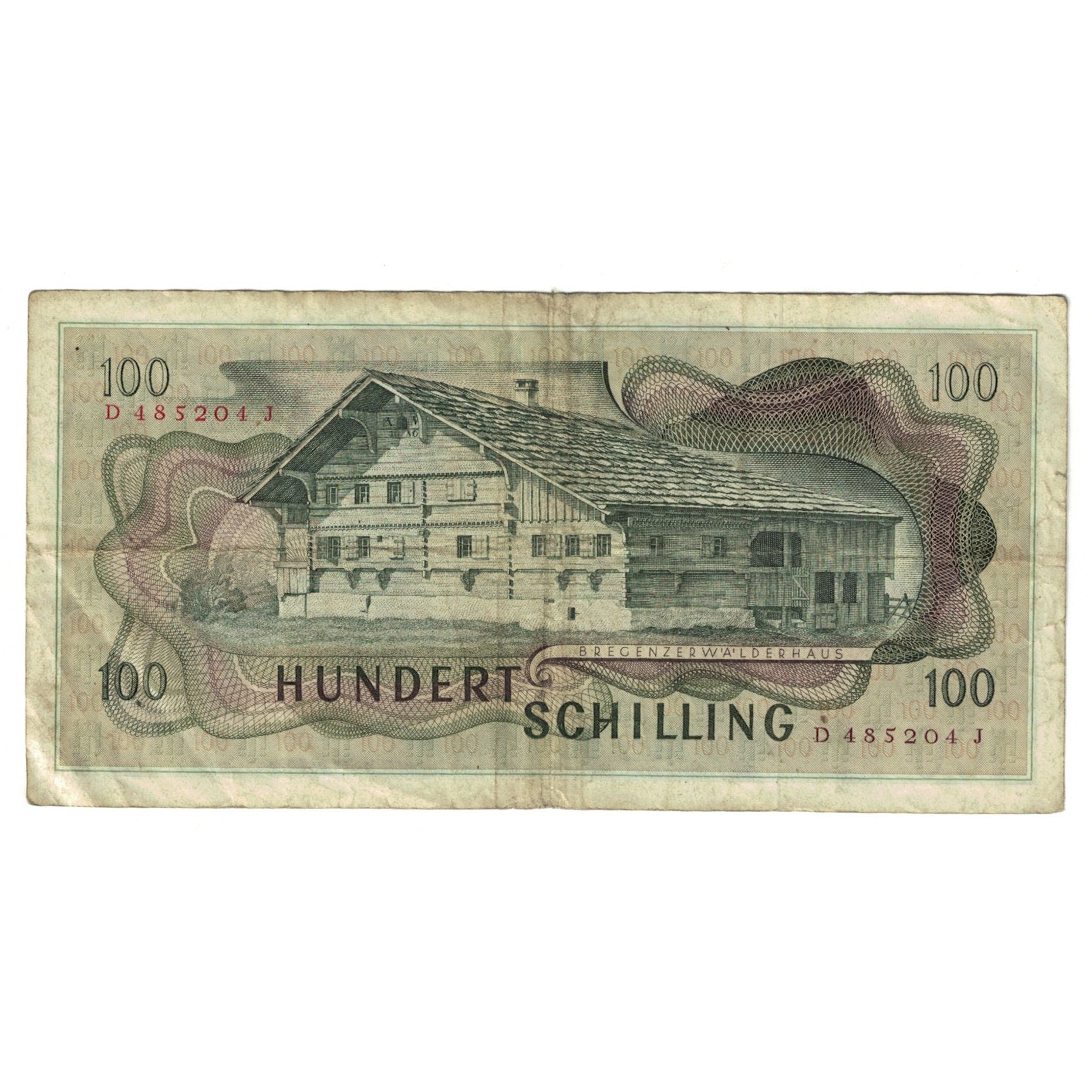 Banknote, Austria, 100 Schilling, 1969, 1969-01-02, KM:145a, VF(20-25)