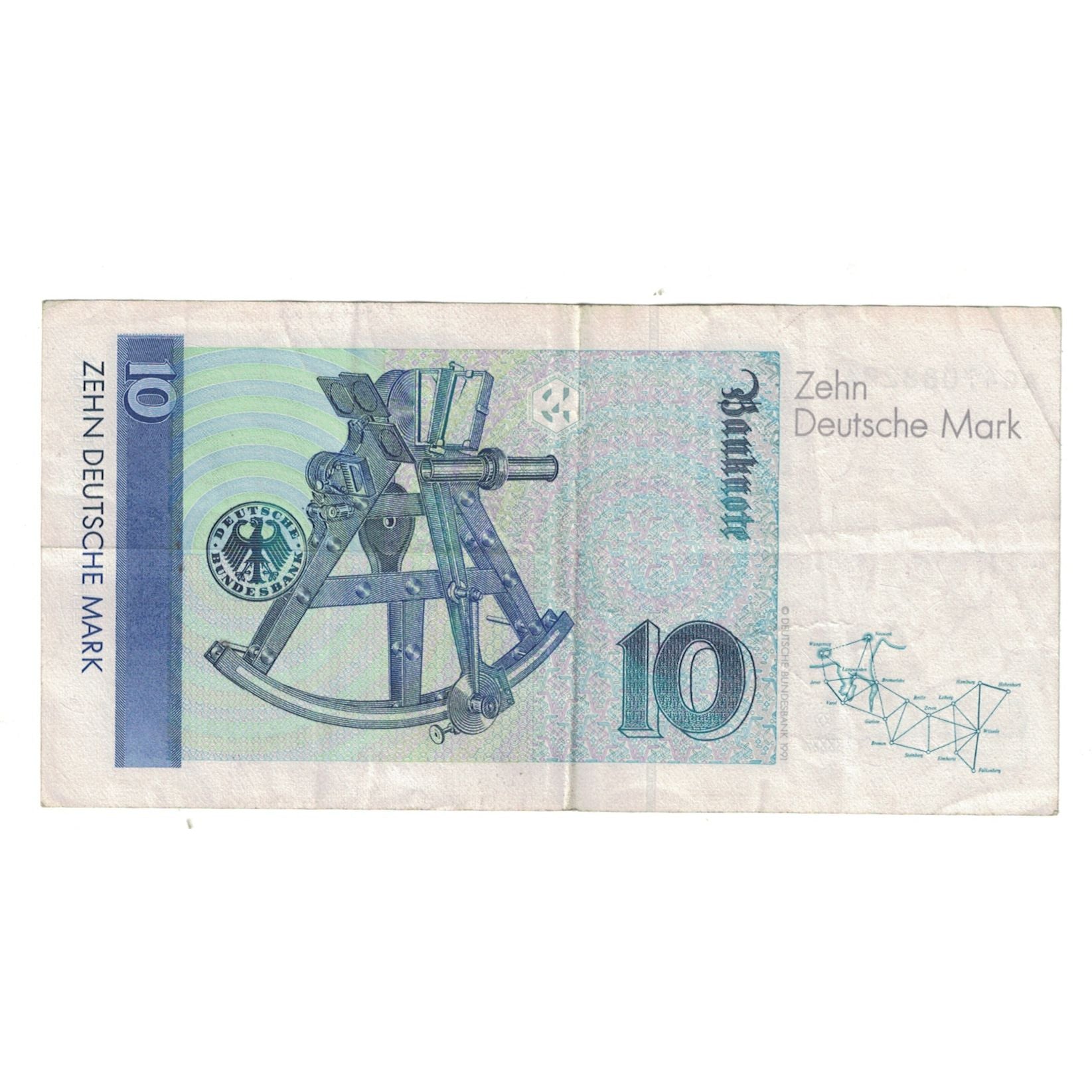 Banknote, GERMANY - FEDERAL REPUBLIC, 10 Deutsche Mark, 1989-1991, 1989-01-02