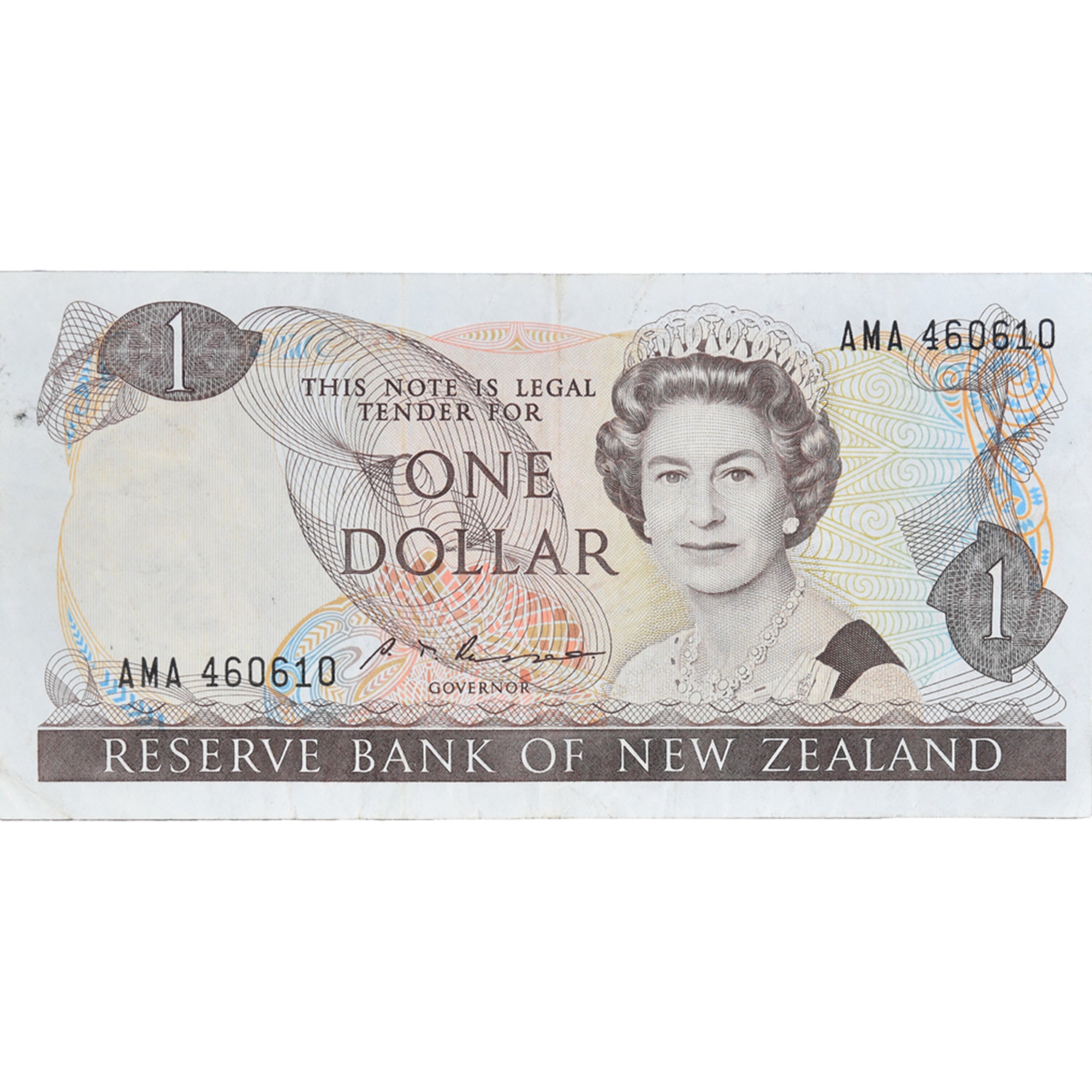 Banknote, New Zealand, 1 Dollar, KM:169c, EF(40-45)