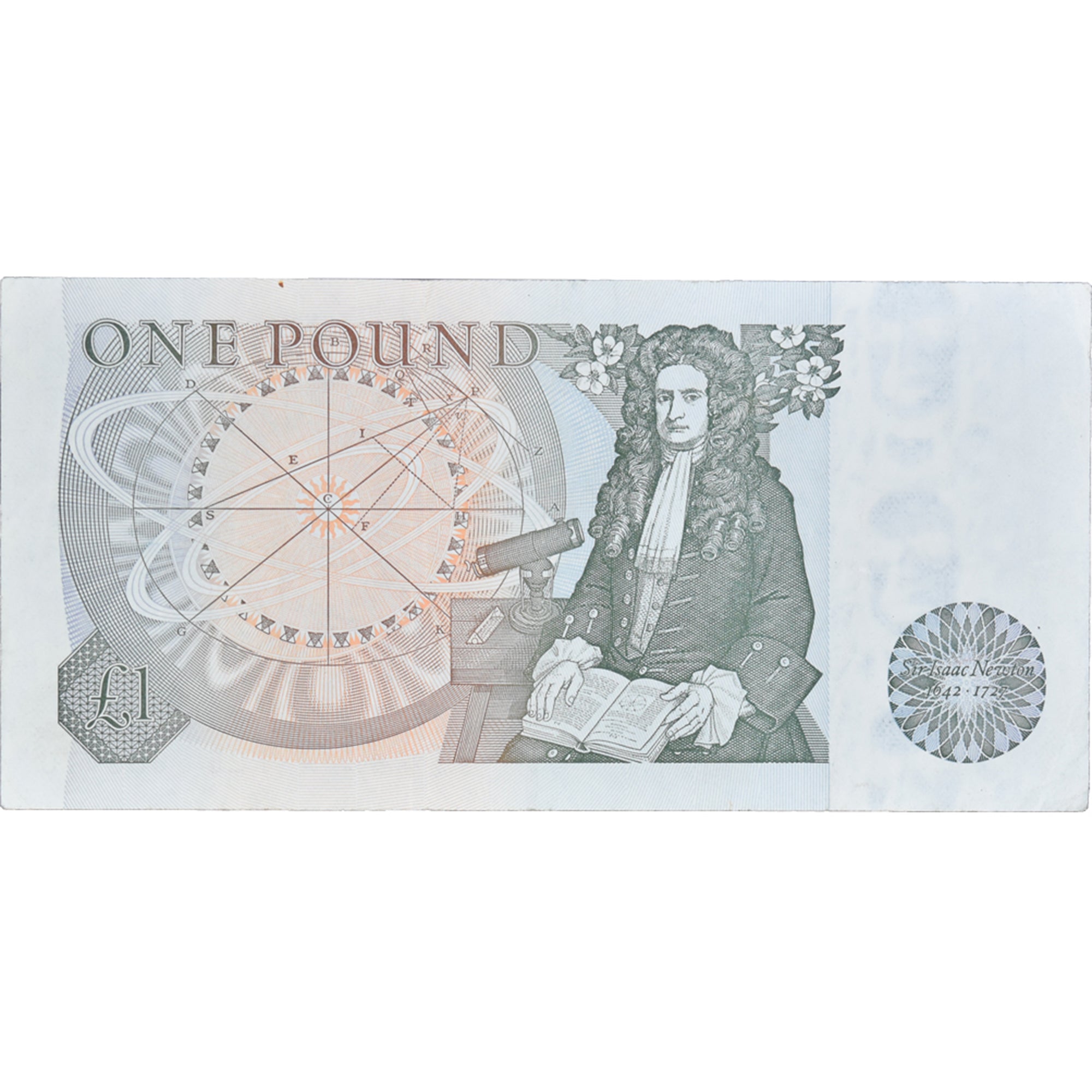 Banknote, Great Britain, 1 Pound, KM:377b, EF(40-45)