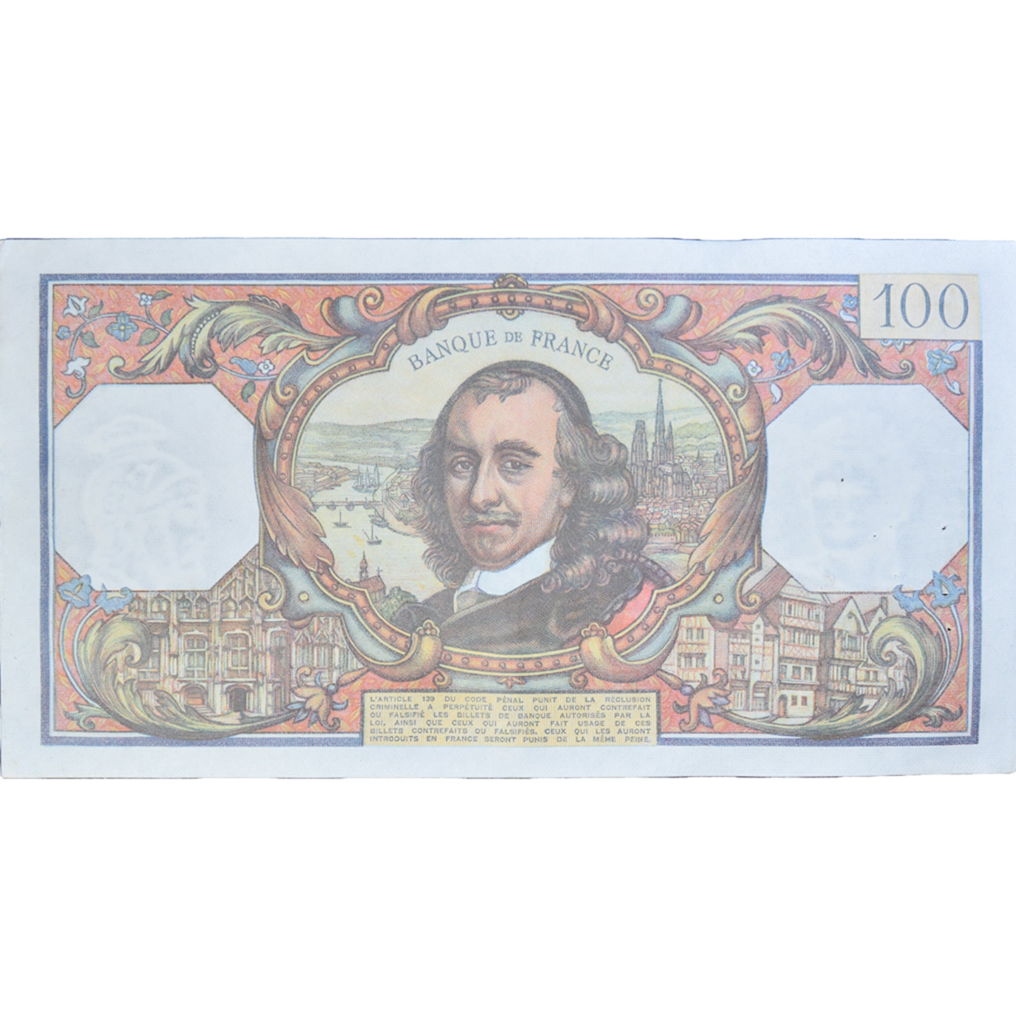 France, 100 Francs, Corneille, 1978, B.117434310, EF(40-45), Fayette:65.62