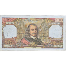 France, 100 Francs, Corneille, 1974, X.79919298, VF(30-35), Fayette:65.45