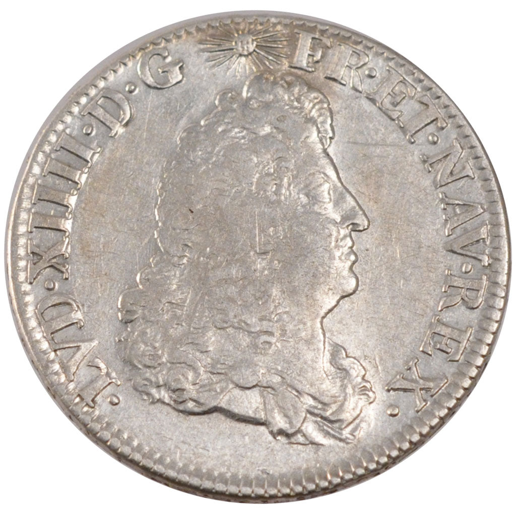 Francia, 1/4 Ecu, 1686, Lille, BB+, Argento, Gadoury:149