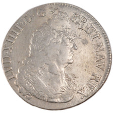 FRANCE, Écu aux palmes, ECU, 1698, Amiens, KM #298.21, EF(40-45), Silver, ...