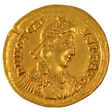 Honorius, Solidus, Milan, AU(55-58), Gold, RIC #1206, 4.38