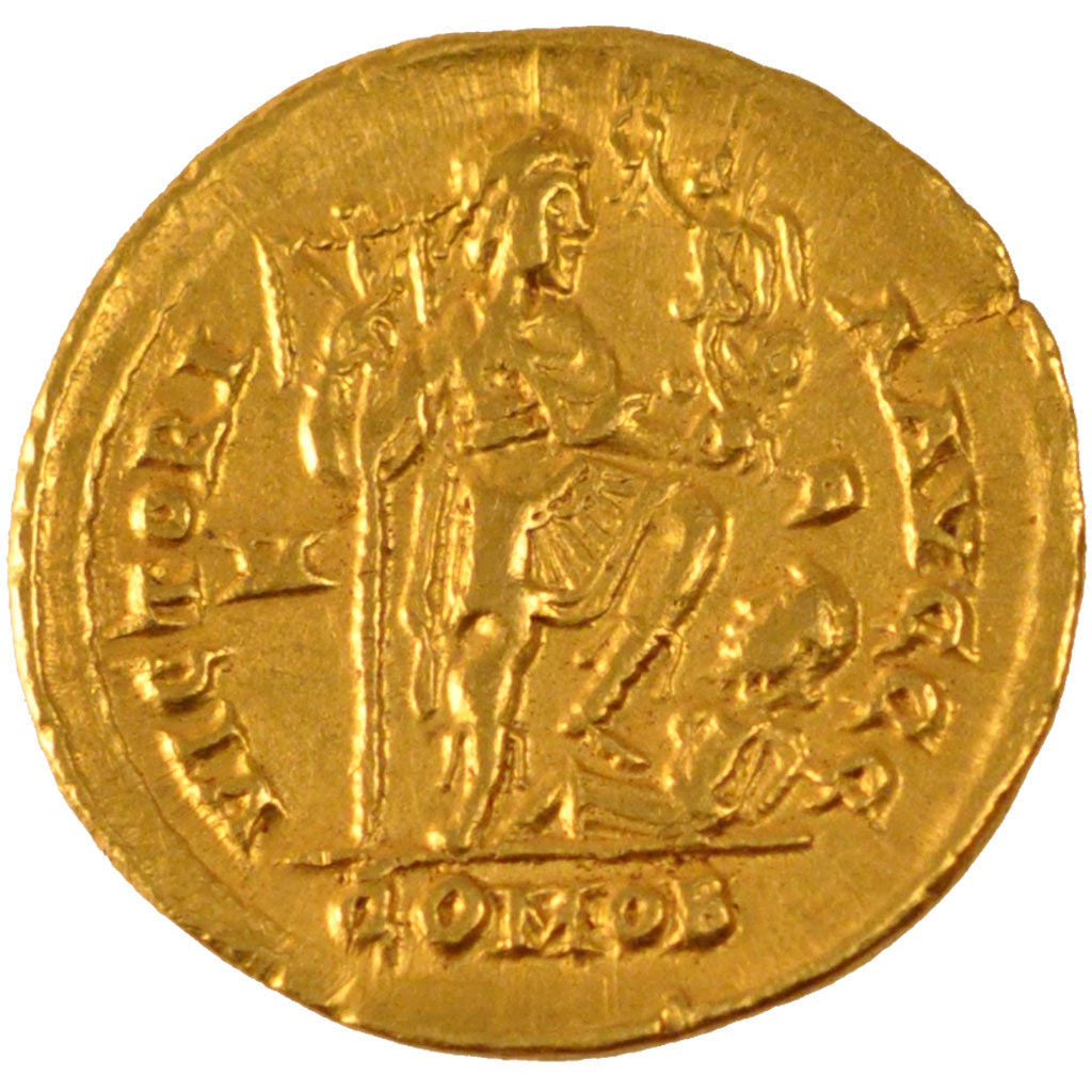 Honorius, Solidus, Milan, AU(55-58), Gold, RIC #1206, 4.38