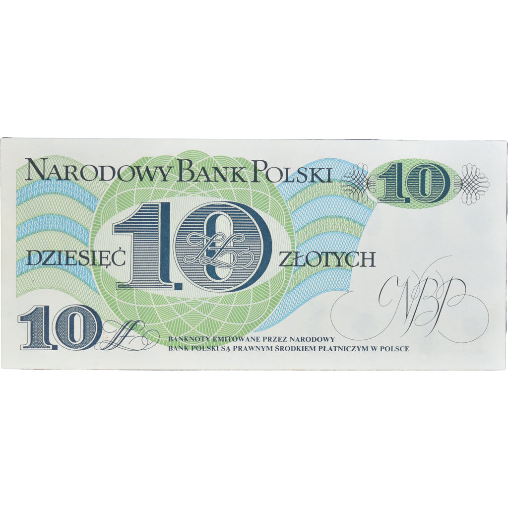 Banknote, Poland, 10 Zlotych, 1982, 1982-06-01, KM:148a, AU(55-58)