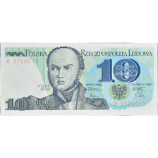 Geldschein, Polen, 10 Zlotych, 1982, 1982-06-01, KM:148a, UNZ
