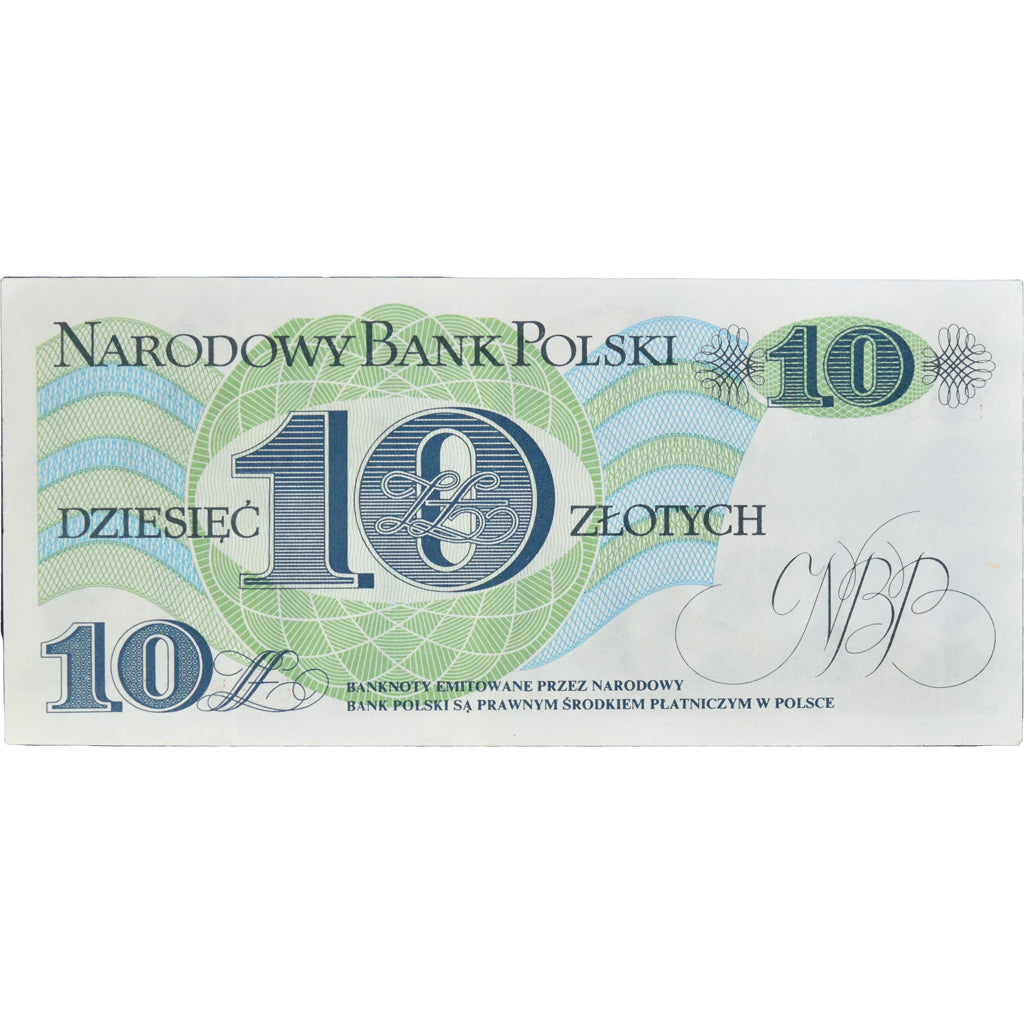 Banknote, Poland, 10 Zlotych, 1982, 1982-06-01, KM:148a, AU(55-58)