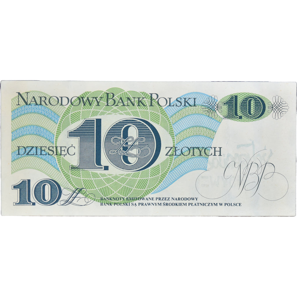 Banknote, Poland, 10 Zlotych, 1982, 1982-06-01, KM:148a, UNC(65-70)