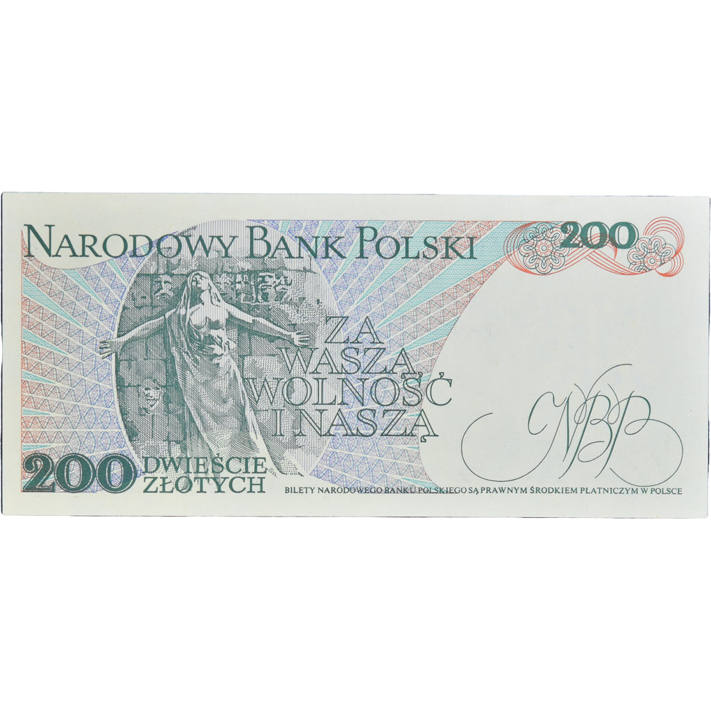 Banknote, Poland, 200 Zlotych, 1988, 1988-12-01, KM:144c, UNC(63)