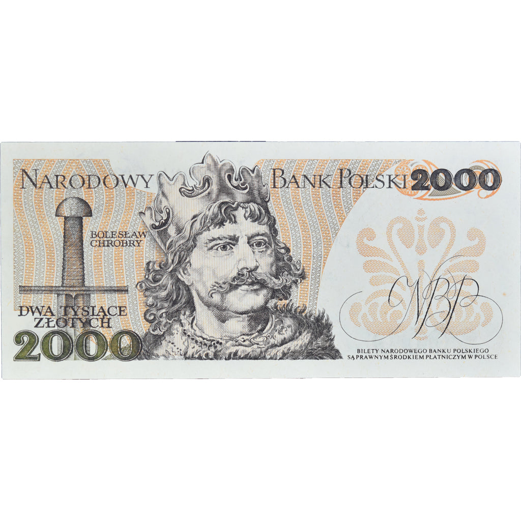 Banknote, Poland, 2000 Zlotych, 1982, 1982-06-01, KM:147b, UNC(63)