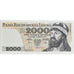Banknote, Poland, 2000 Zlotych, 1982, 1982-06-01, KM:147b, UNC(65-70)