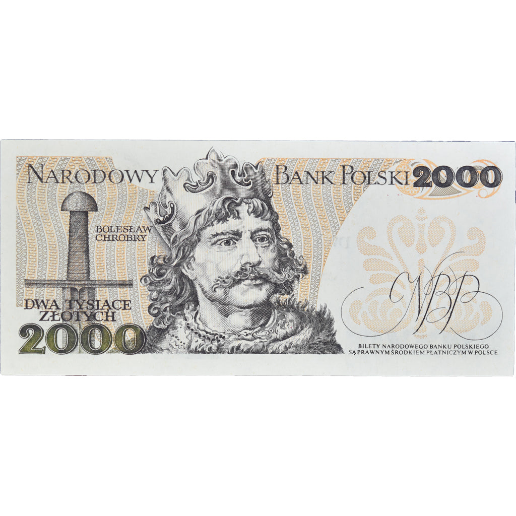 Banknote, Poland, 2000 Zlotych, 1982, 1982-06-01, KM:147b, UNC(65-70)