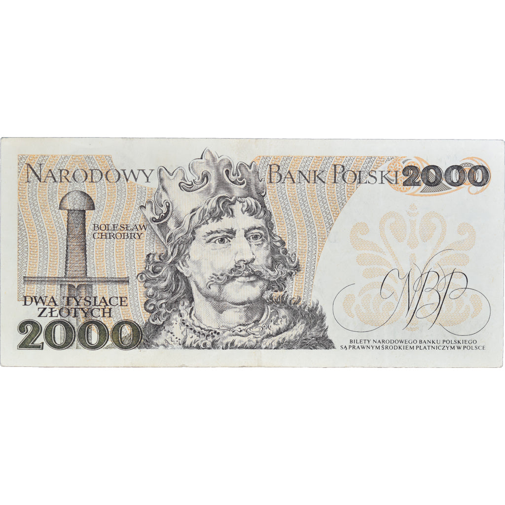 Geldschein, Polen, 2000 Zlotych, 1982, 1982-06-01, KM:147b, SS