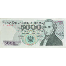 Billet, Pologne, 5000 Zlotych, 1988, 1988-12-01, KM:150c, TTB