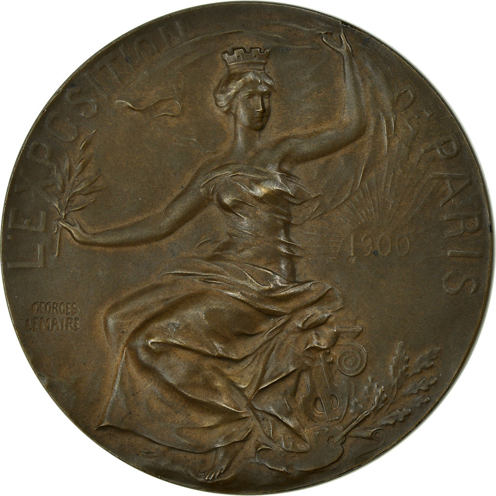 France, Medal, Exposition de Paris, 1900, Lemaire, MS(60-62), Bronze