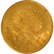 FINLAND, 10 Markkaa, 1882, Helsinki, KM #8.2, MS(60-62), Gold, 18.9, 3.22