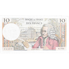 Francia, 10 Francs, Voltaire, 1972, S.79934403, MBC+, Fayette:62.58, KM:147d